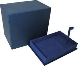 Подарочная коробка для подстаканника (синяя)